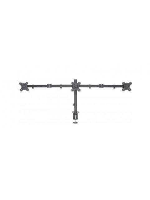 MANHATTAN SOPORTE DE MESA PARA 3 MONITORES 13 - 27 21KG NEGRO - Imagen 2