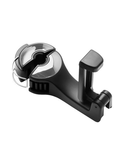 SOPORTE PARA CELULAR 2 EN 1 CON GANCHO PARA REPOSACABEZAS DE AUTO COMPATIBLE CON TELEFONOS DE 6 PULGADAS MULTIUSOS PARA COLGAR BOLSAS MOCHILAS O ABRIGOS GRIS SLIM COMPANY