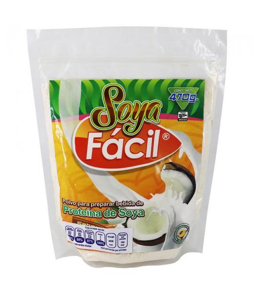 SOYA FACIL SABOR COCO 470GR POLVO PARA PREPARAR BEBIDA DE PROTEIN FIBRA XOTZIL