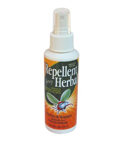 SPRAY REPELLENT HERBAL 120ML ACEITES DE CITRONELLAGERANIOHIERBA D VIDA HERBAL