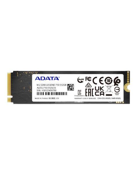 SSD ADATA LEGEND 710 NVME 512GB M.2 1.000MB-S ESCRITURA 2400 MB-S LECTURA PCI EXPRESS 3.0 - Imagen 7
