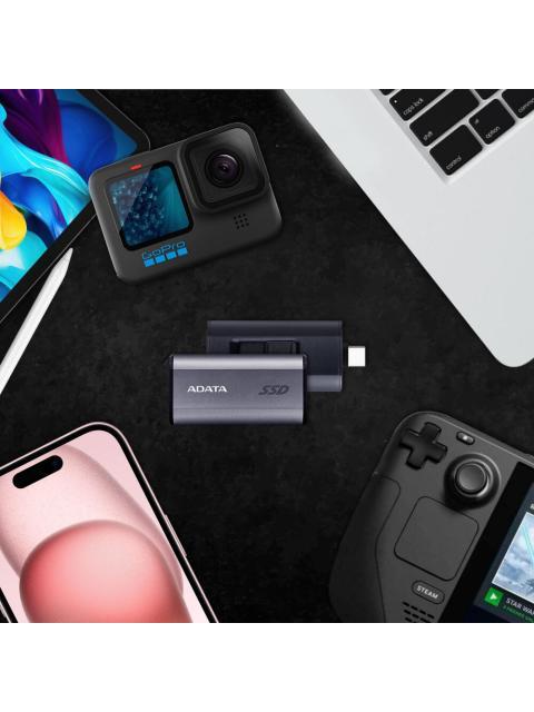 SSD EXTERNO ADATA SC750 1TB USB-C NEGRO - Imagen 6