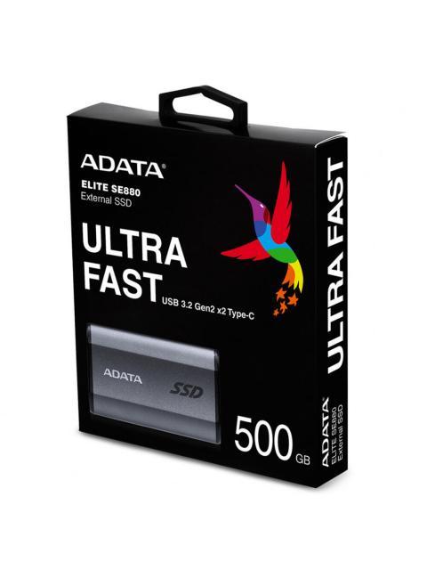 SSD EXTERNO ADATA SE880 500GB USB-C GRIS - Imagen 6