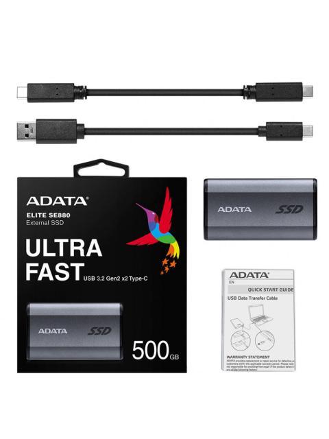 SSD EXTERNO ADATA SE880 500GB USB-C GRIS - Imagen 7