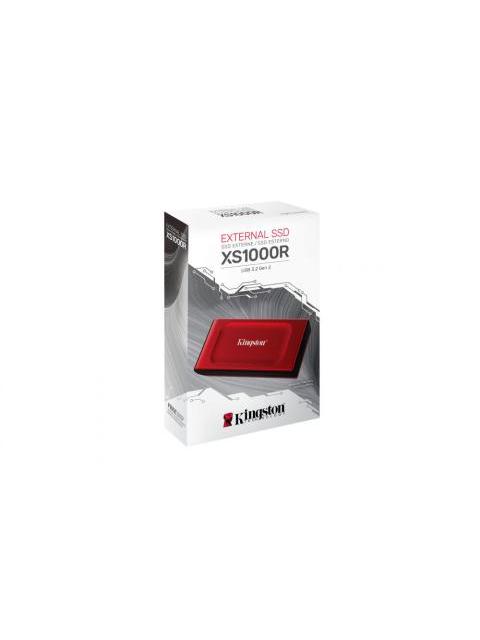 SSD EXTERNO KINGSTON XS1000 1TB USB C ROJO - Imagen 5