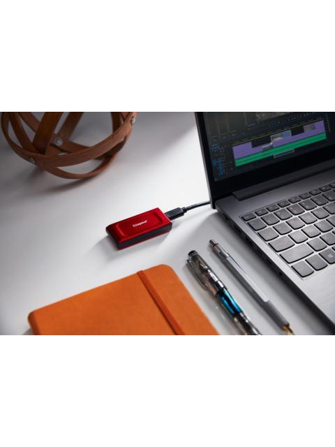 SSD EXTERNO KINGSTON XS1000 1TB USB C ROJO - Imagen 8