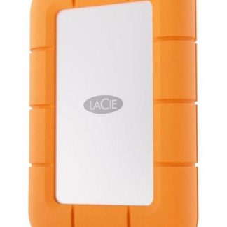 SSD EXTERNO LACIE RUGGED MINI SSD 2TB USB C NARANJA-PLATA