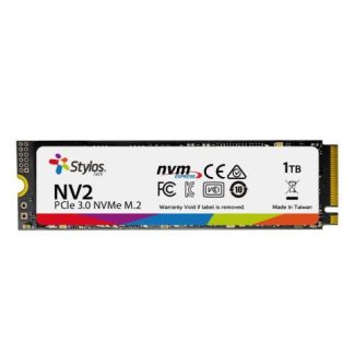 SSD STYLOS STMSSDM22B NVME 1TB M.2 2500 MB-S ESCRITURA 3000 MB-S LECTURA PCI EXPRESS 3.0