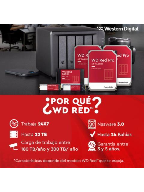 SSD WESTERN DIGITAL WD RED SA500 4TB SATA III 2.5 - Imagen 3