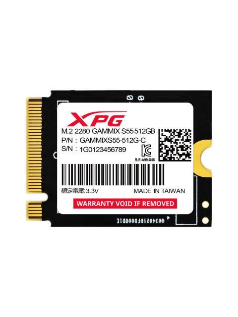 SSD XPG GAMMIX S55 NVME 512GB M.2 3000 MB-S ESCRITURA 5000 MB-S LECTURA PCI EXPRESS 4.0