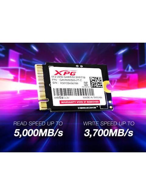 SSD XPG GAMMIX S55 NVME 512GB M.2 3000 MB-S ESCRITURA 5000 MB-S LECTURA PCI EXPRESS 4.0 - Imagen 5