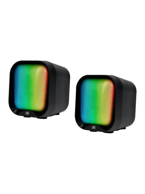 START THE GAME BOCINA PARA COMPUTADORA SPK-109 ALAMBRICO USB-A 2W RMS NEGRO - Imagen 2