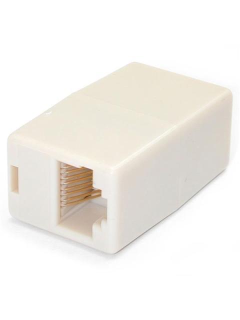 STARTECH  ACOPLADOR CABLE CAT5 ETHERNET UTP - 2X HEMBRA RJ45 BEIGE