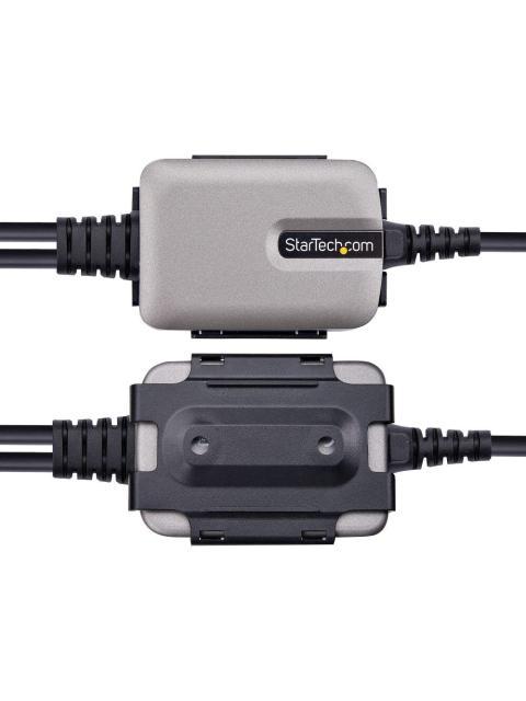 STARTECH ADAPTADOR 2X RS-232 MACHO - USB MACHO 60CM NEGRO-GRIS - Imagen 6