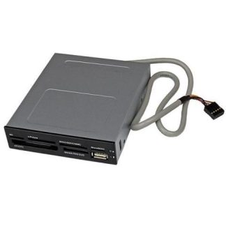 STARTECH  ADAPTADOR BAHIA FRONTAL 3.5 LECTOR DE MEMORIA FLASH 22 EN 1 USB 2.0
