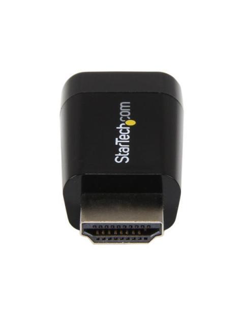 STARTECH ADAPTADOR CONVERTIDOR DE VIDEO PORTATIL HDMI MACHO - VGA HEMBRA NEGRO - Imagen 2