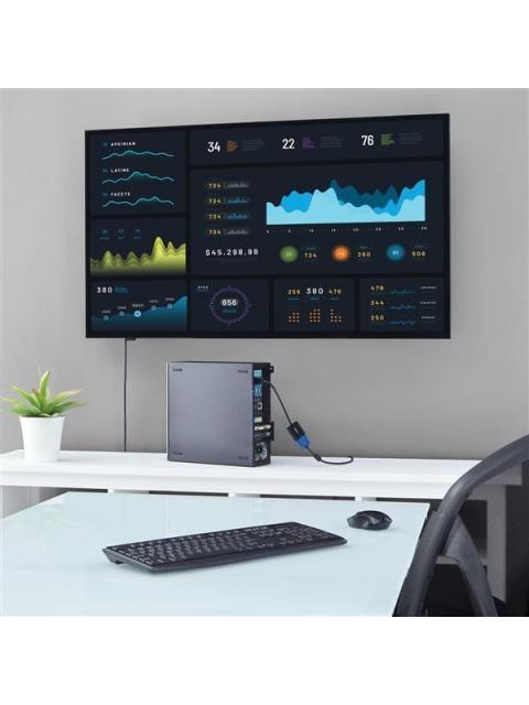 STARTECH ADAPTADOR CONVERTIDOR DISPLAYPORT MACHO - VGA HEMBRA 10CM NEGRO - Imagen 5