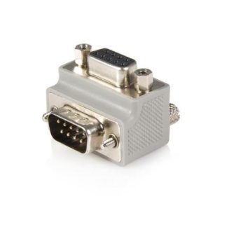 STARTECH  ADAPTADOR DE CABLE DB9 MACHO - DB9 HEMBRA TIPO 2 ACODADO A LA DERECHA