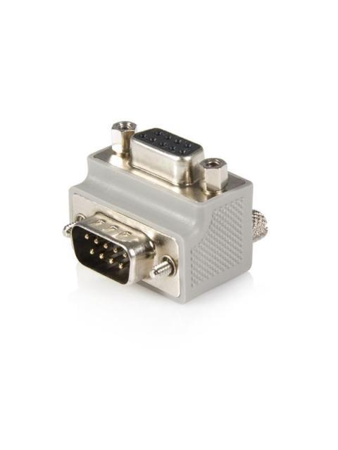STARTECH ADAPTADOR DE CABLE DB9 MACHO - DB9 HEMBRA TIPO 2 ACODADO A LA DERECHA