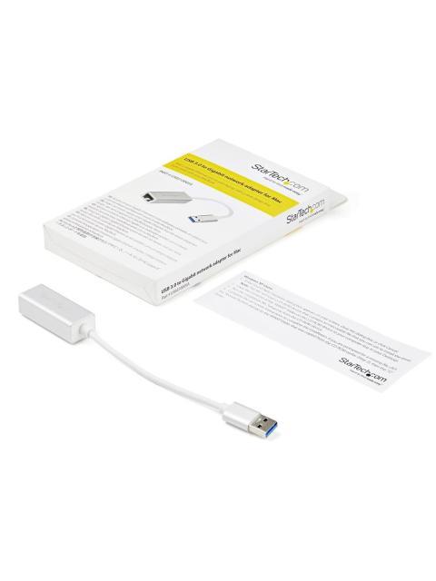 STARTECH ADAPTADOR DE RED EXTERNO USB 3.0 USB3.1 PAR TRENZ.USB31000SA - Imagen 2