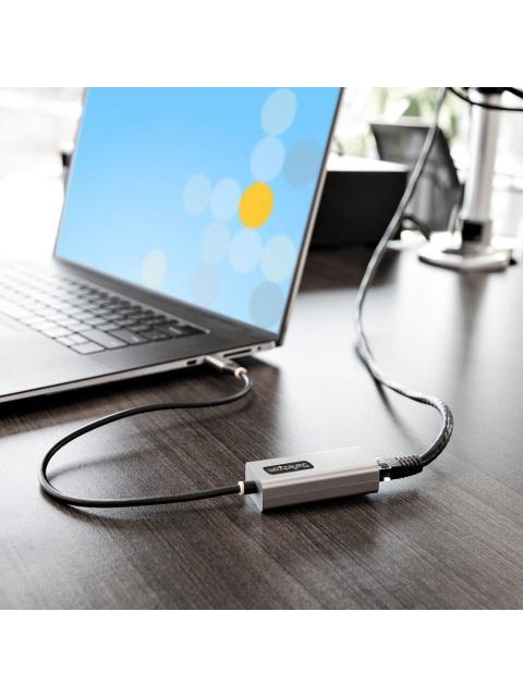 STARTECH ADAPTADOR DE RED GIGABIT ETHERNET USB-C 5000 MBIT-S GRIS-NEGRO - Imagen 8