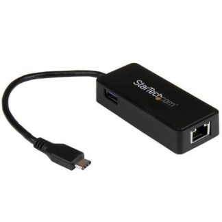 STARTECH ADAPTADOR DE RED GIGABIT USB-C CON PUERTO USB EXTRA