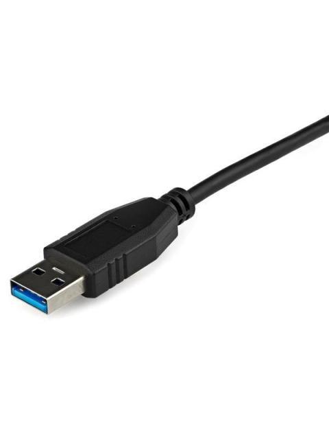 STARTECH ADAPTADOR DE TARJETA DE RED EXTERNA NIC USB 3.0 MACHO - GIGABIT ETHERNET RJ-45 HEMBRA 1GBPS NEGRO - Imagen 5