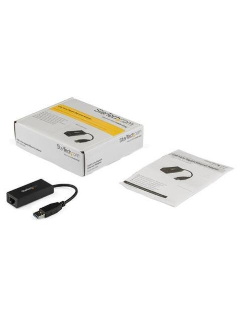 STARTECH ADAPTADOR DE TARJETA DE RED EXTERNA NIC USB 3.0 MACHO - GIGABIT ETHERNET RJ-45 HEMBRA 1GBPS NEGRO - Imagen 7