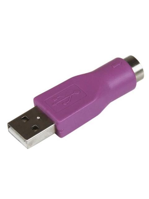 STARTECH ADAPTADOR DE TECLADO PS-2 HEMBRA - USB MACHO MORADO