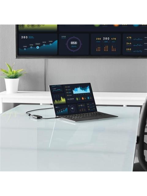 STARTECH ADAPTADOR DE VIDEO USB C - VGA NEGRO