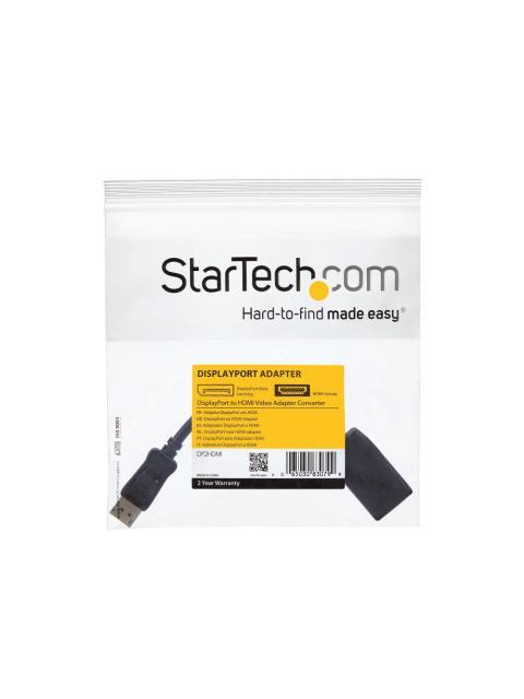 STARTECH ADAPTADOR DISPLAYPORT 1.2 MACHO - HDMI HEMBRA 1080P 24CM - Imagen 7