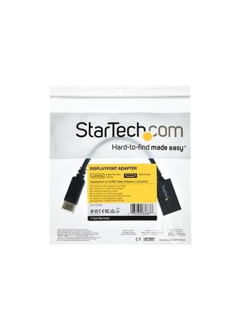 STARTECH ADAPTADOR DISPLAYPORT 1.2 MACHO - HDMI HEMBRA 1080P NEGRO - Imagen 8