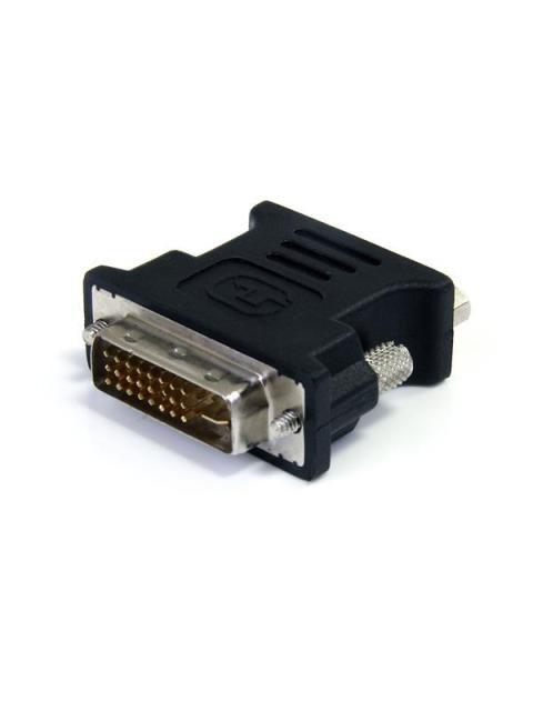 STARTECH ADAPTADOR DVI A VGA DVI-I MACHO - DB15 HEMBRA NEGRO
