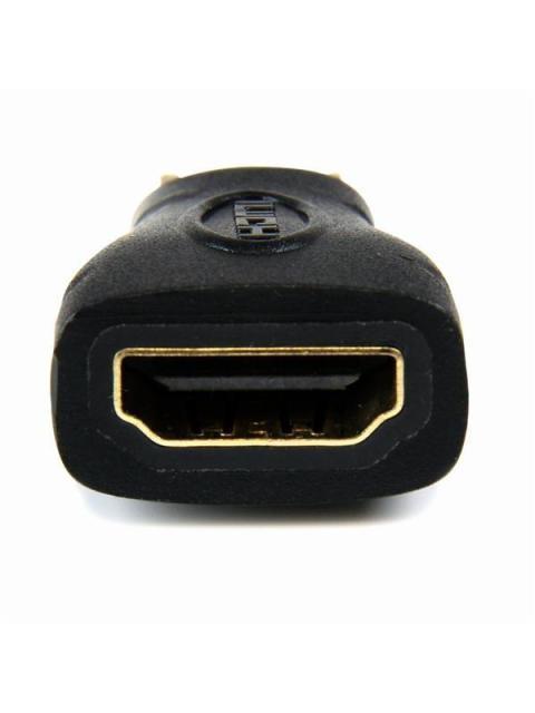 STARTECH ADAPTADOR MINI HDMI MACHO - HDMI HEMBRA NEGRO - Imagen 4