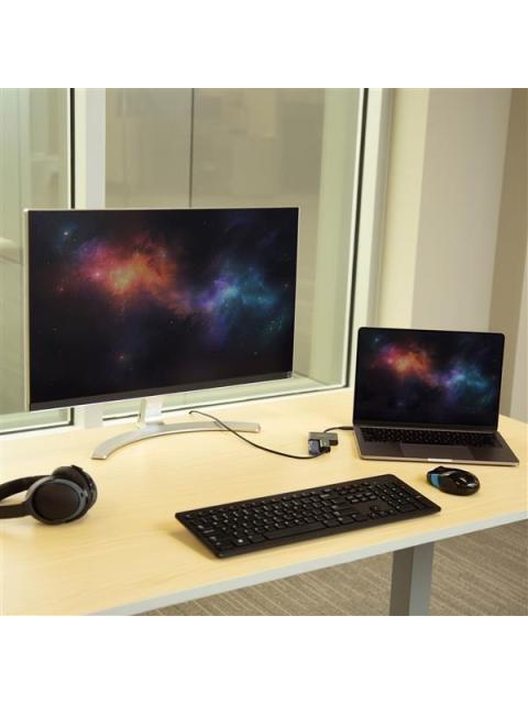 STARTECH  ADAPTADOR MULTIFUNCION USB C MACHO - HDMI 4K HEMBRA NEGRO - Imagen 4