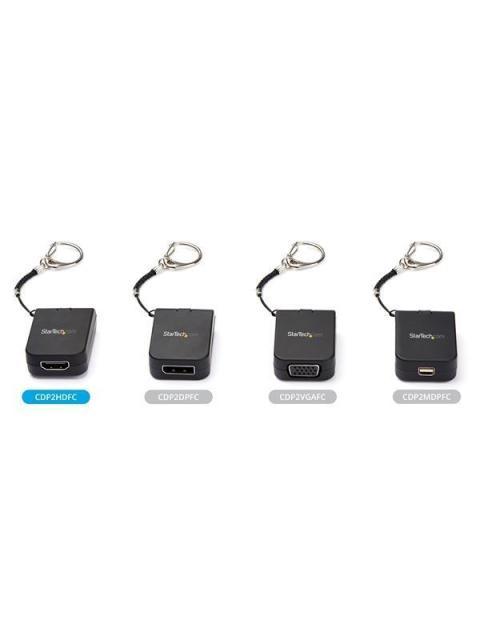 STARTECH ADAPTADOR PORTATIL USB C MACHO - HDMI HEMBRA NEGRO - Imagen 2