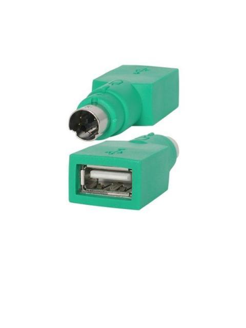STARTECH ADAPTADOR PS-2 MACHO - USB A HEMBRA VERDE