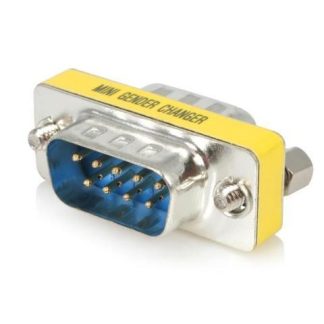 STARTECH  ADAPTADOR SERIAL DB9 MACHO - SERIAL DB9 MACHO PLATEADO