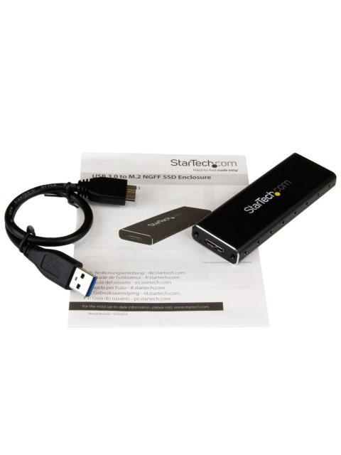 STARTECH ADAPTADOR SSD M.2 (SATA-B-KEY-NGFF) A USB MICRO-B CON GABINETE PROTECTOR - Imagen 5