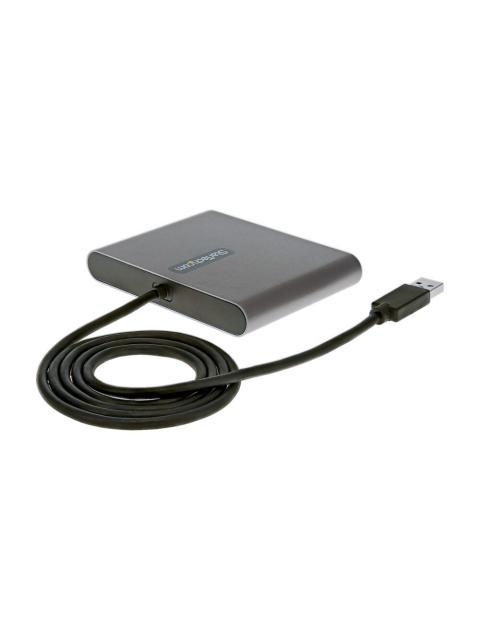 STARTECH  ADAPTADOR USB 3.0 MACHO - 4X HDMI HEMBRA GRIS - Imagen 2