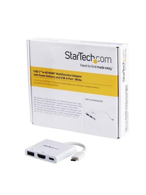 STARTECH ADAPTADOR USB-C MACHO - HDMI 4K HEMBRA BLANCO - Imagen 5