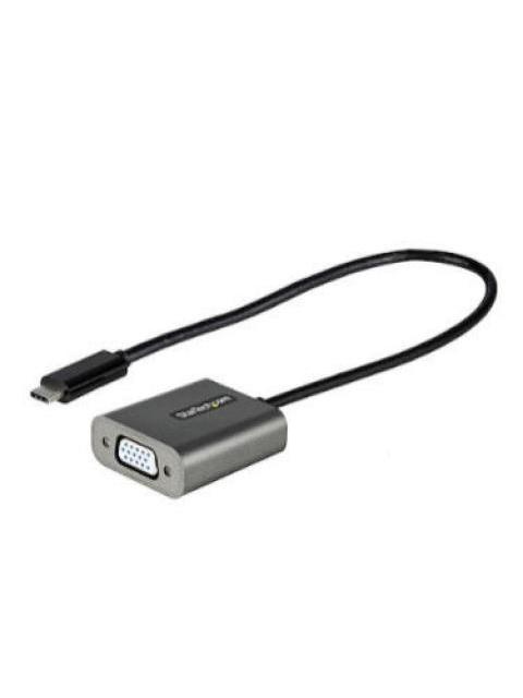STARTECH ADAPTADOR USB C MACHO - VGA HEMBRA NEGRO
