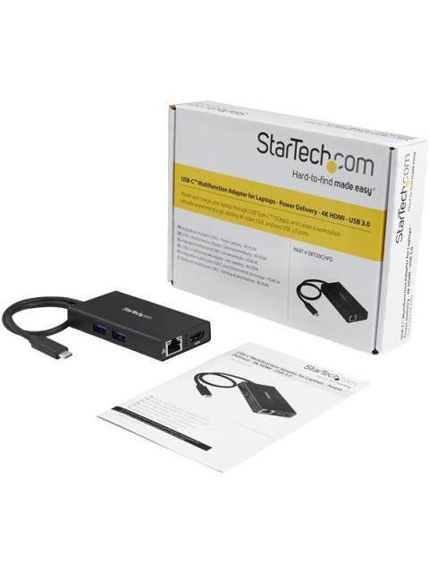 STARTECH ADAPTADOR USB-C MULTIFUNCION PARA LAPTOPS 4K HDMI USB 3.0 - Imagen 4