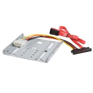 STARTECH BRACKET25SAT JUEGO KIT ADAPTADOR DE MONTAJE PARA DISCO DURO SATA DE 2.5 EN BAHIA DE 3.5