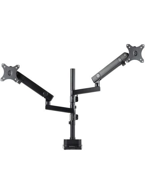 STARTECH  BRAZO DE ESCRITORIO PARA 2 MONITORES 32 HASTA 16KG NEGRO - Imagen 3