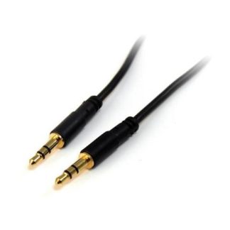 STARTECH CABLE 35MM MACHO - 35MM MACHO 90CM NEGRO