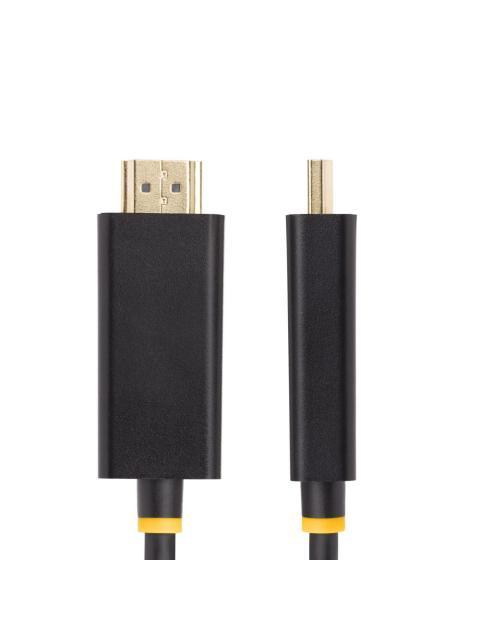 STARTECH CABLE ADAPTADOR DE VIDEO DISPLAYPORT MACHO - HDMI MACHO 4K 2 METROS NEGRO - Imagen 3