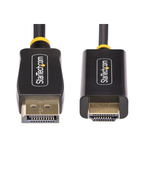 STARTECH CABLE ADAPTADOR DE VIDEO DISPLAYPORT MACHO - HDMI MACHO 4K 2 METROS NEGRO - Imagen 6