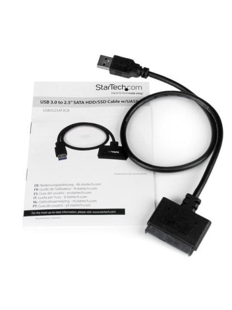 STARTECH CABLE ADAPTADOR USB 3.0 CON UASP - SATA III PARA DISCO DURO 2.5 - Imagen 4