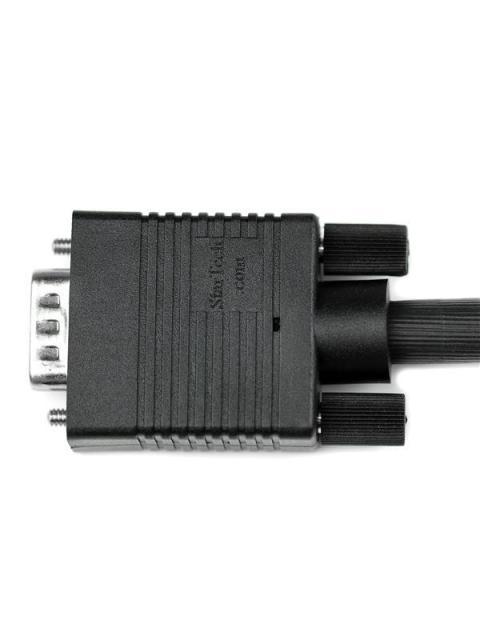 STARTECH  CABLE COAXIAL DE VIDEO VGA PARA PANTALLA DE ALTA RESOLUCION 2X VGA (D-SUB) MACHO 3 METROS NEGRO - Imagen 6